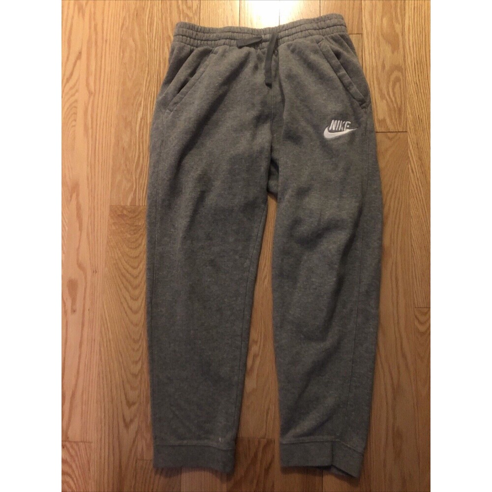Nike Women's Classic Gray Sweatpants Size L(+) Drawstring Excellent‎ Condition